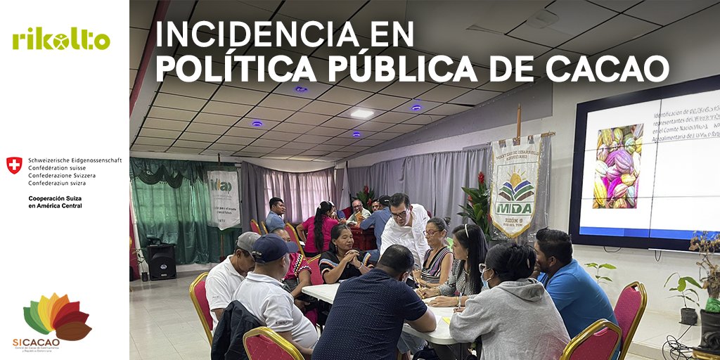 SICACAO1's tweet photo. SICACAO ha posicionado al sector cacaotero en la agenda de la política pública del SICA y ha sido reconocida por el Consejo Agropecuario Centroamericano (@SE_CAC ) como el líder del diálogo y la conexión con los actores cacaoteros a nivel regional.
Más https://t.co/UPnb9iS7PM https://t.co/kiK2UjOB4j