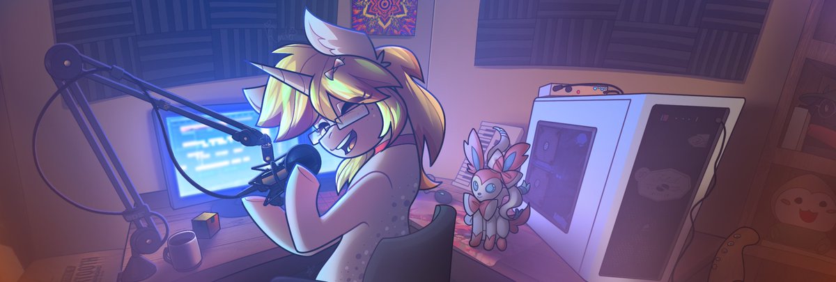 Banner commission for <a href="/Real_Sylveon/">Silver Sky</a> with cute pony 😼🦄
#mlp #art #loveart #mylittlepony