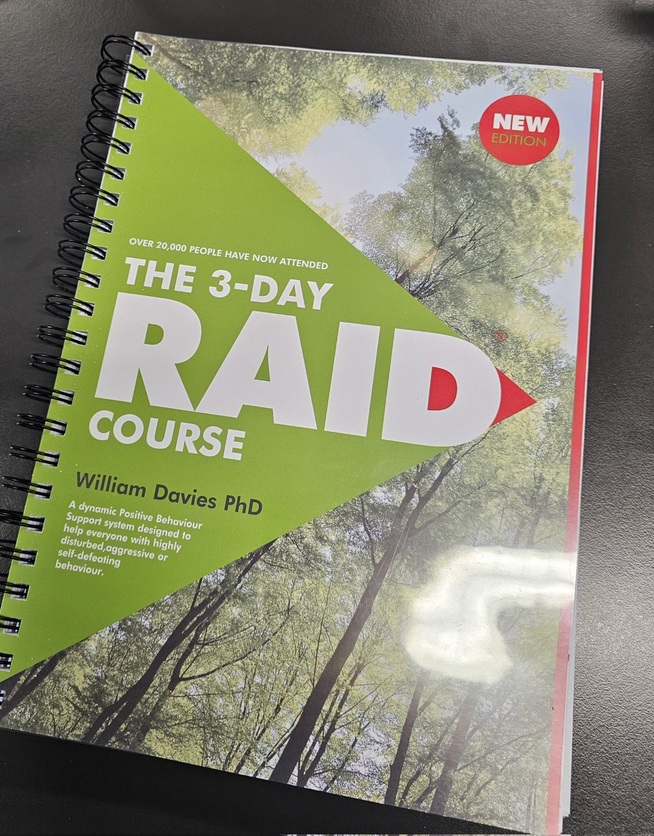 1st of 3 days on RAID® training today with staff working in Neuropsychiatry. RAID is the UK's leading approach to working with #ChallengingBehaviour in a 'relentlessly positive' way. Great discussions & looking forward to the next couple of days #mySLTday #SLTsinMH @APTtraining