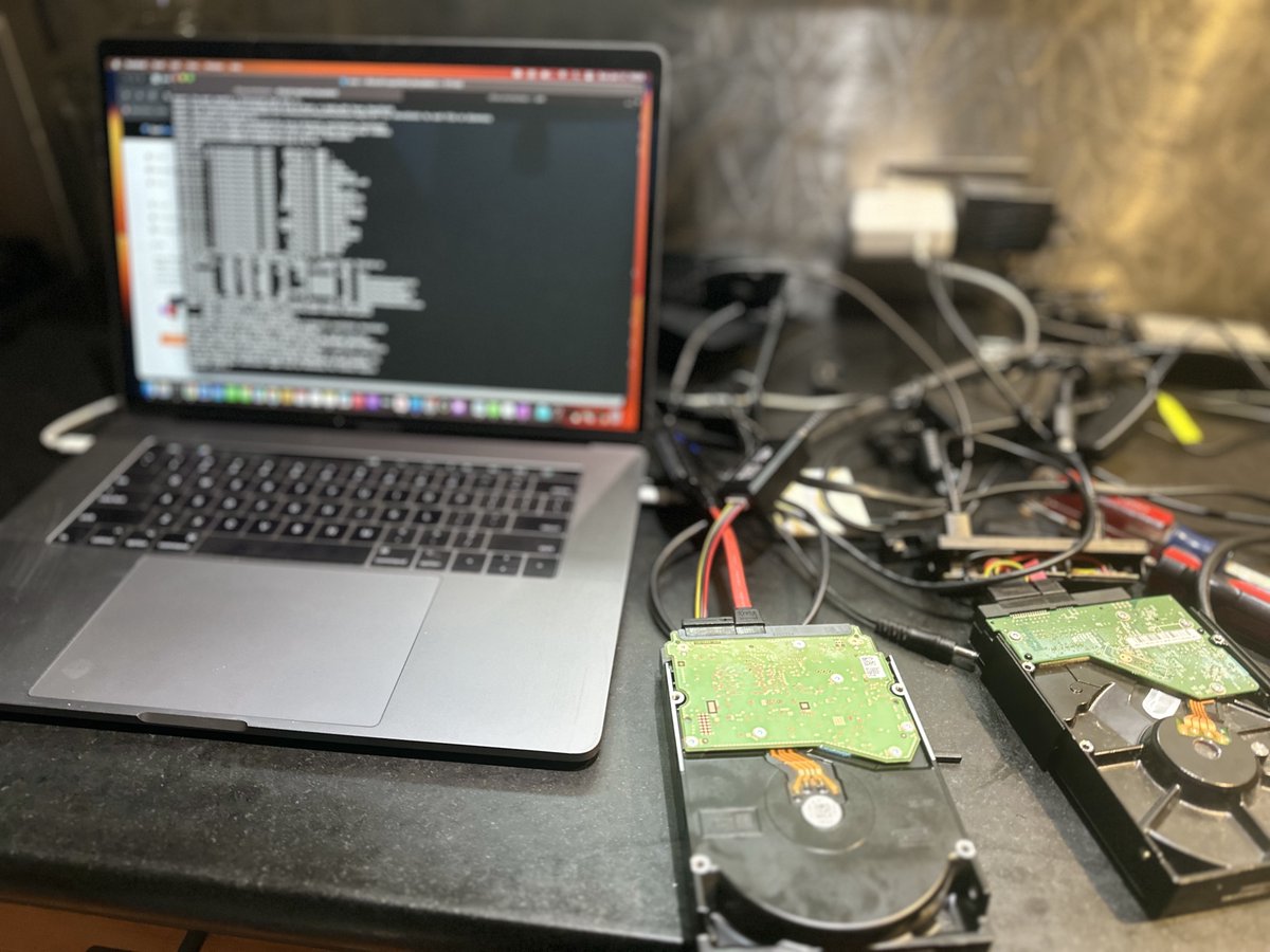 brettb's tweet image. When you realize that the 12TB drive you knocked off your desk had some files that you needed. Most files were recovered eventually thanks to fsck_apfs, now it's time to have an Office Space moment in the backyard with that WD drive. #foundout #officespace