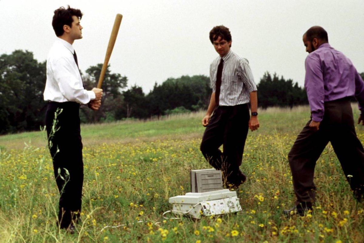 brettb's tweet image. When you realize that the 12TB drive you knocked off your desk had some files that you needed. Most files were recovered eventually thanks to fsck_apfs, now it's time to have an Office Space moment in the backyard with that WD drive. #foundout #officespace