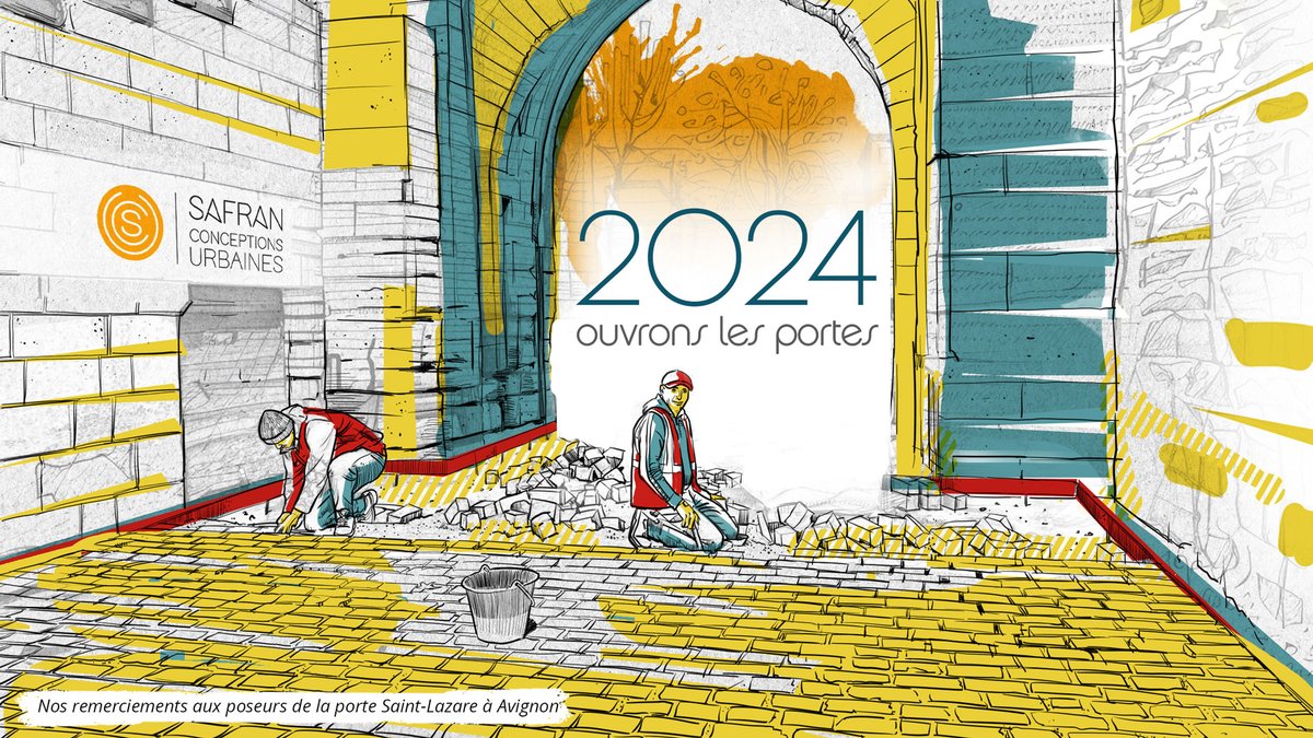Toute l'équipe de SAFRAN vous adresse ses vœux pour cette nouvelle année : 2024 ouvrons les portes