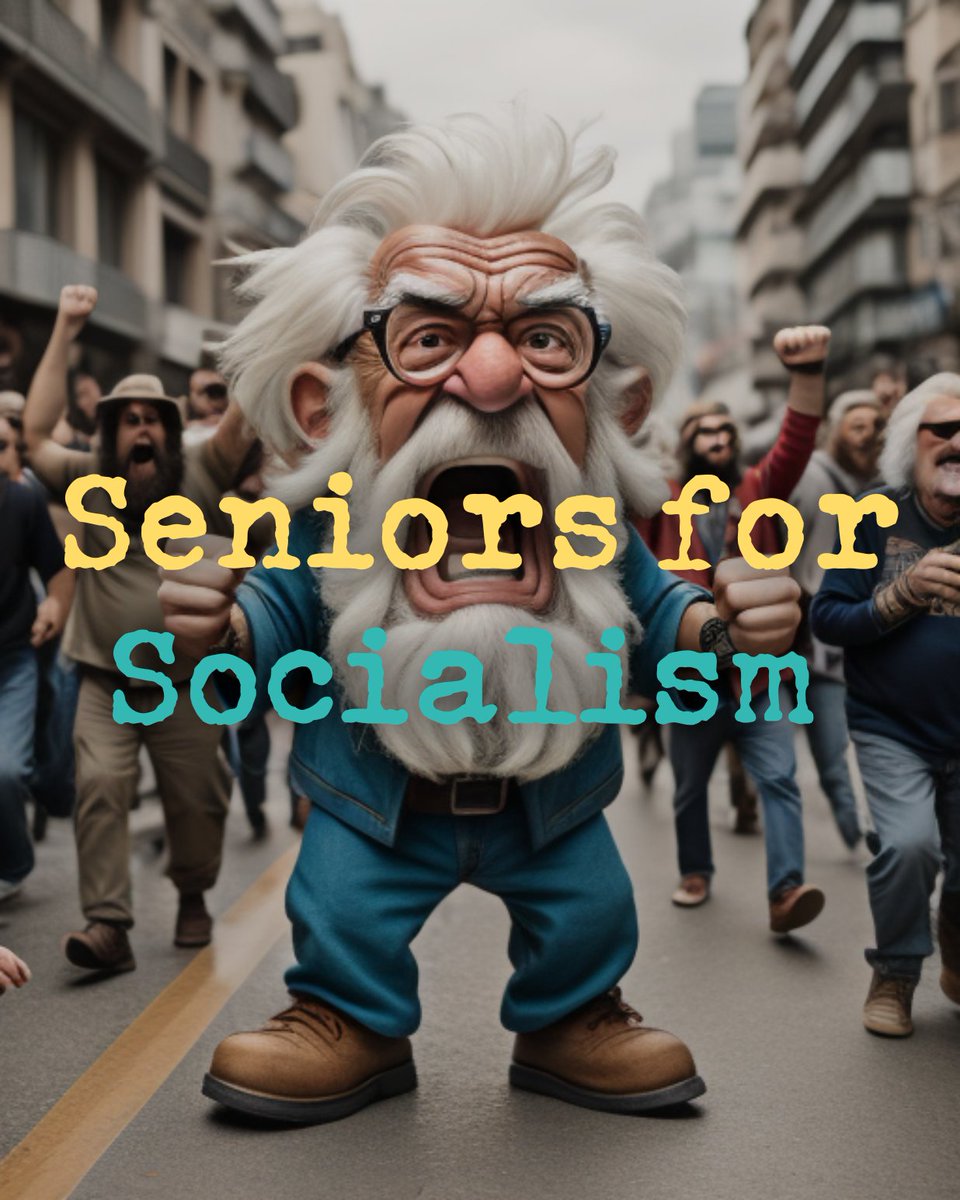 Who is with me? Seniors! I want something better for my grandchildren!  Retweet and like if you agree. #capitalismsucks