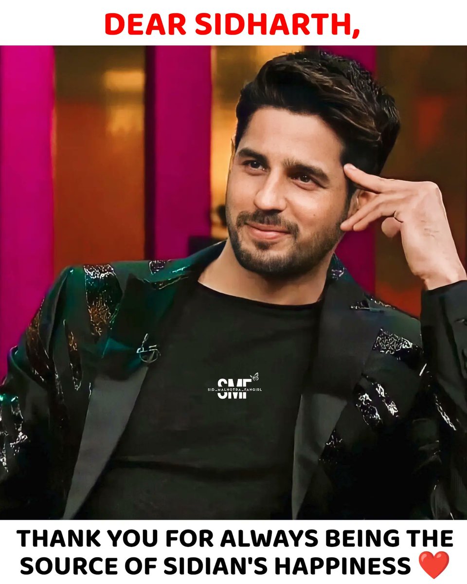 SidM_Fangirl's tweet photo. Source Of Sidian's Happiness
#HappyBirthdaySidharthMalhotra https://t.co/nI7mM58SdR