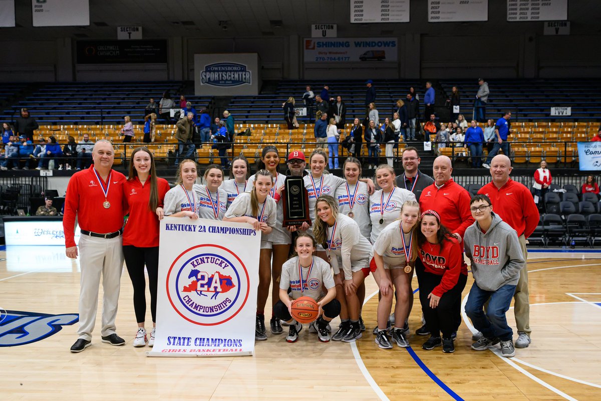 Boyd County Girls Basketball (@boydcohoops) on Twitter photo Kentucky 2A State Champions πβ€οΈπ Kentucky 2A State Champions πβ€οΈπ