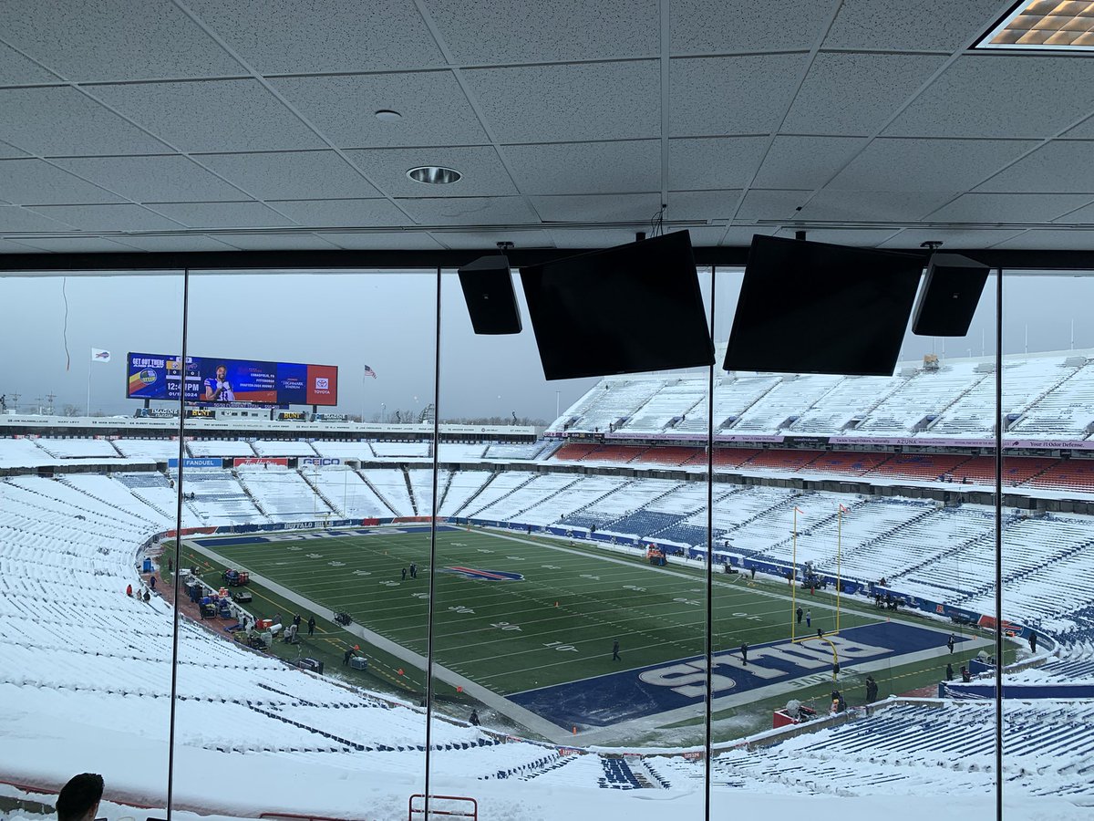 Still working to get things clear inside #Bills #Steelers @wgrz