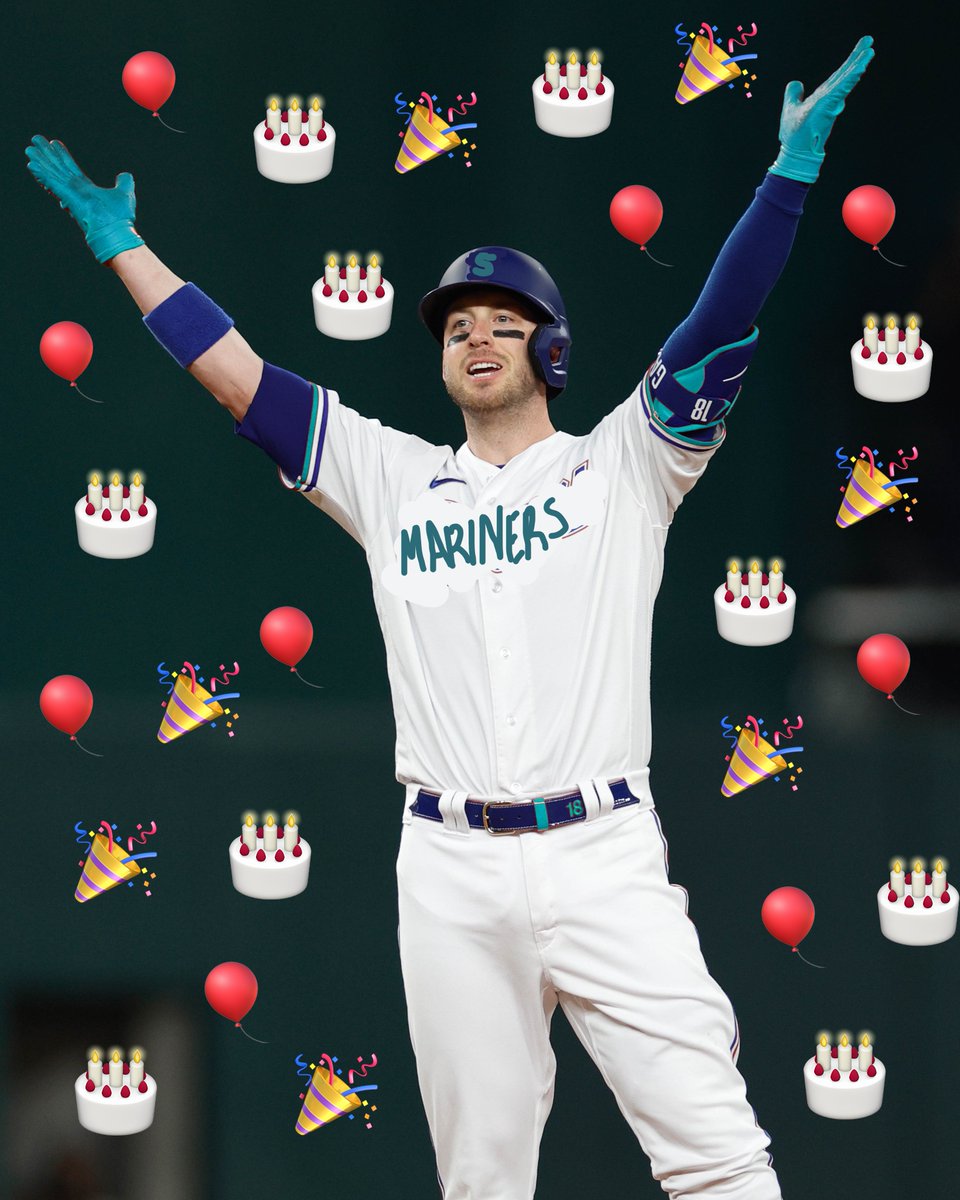 Mariners's tweet photo. Happy birthday to one of the newest Mariners, @MitchGarver! 🎂🎈🎉 https://t.co/DBZkQeQj24