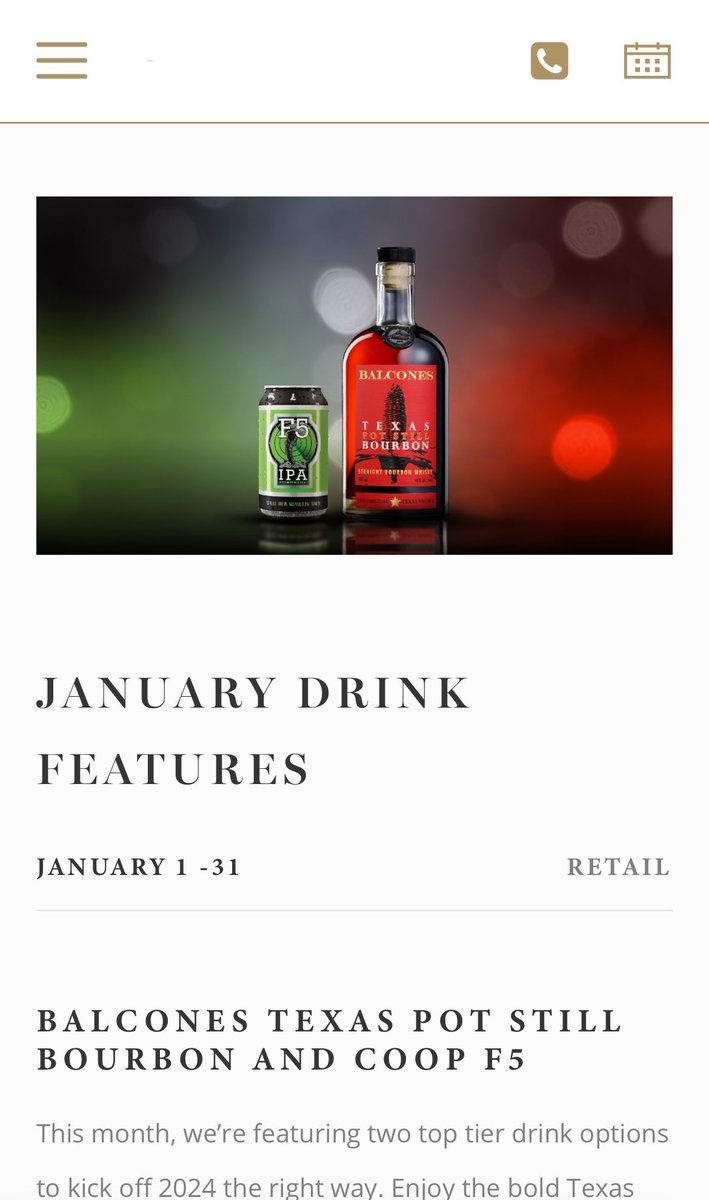 Exciting drink feature @ArtesianHotel 😎 artesianhotel.com/promotion/janu…