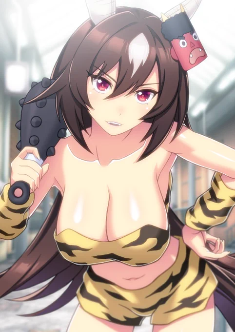 そうでもない気もしますがキャラ的にこのあたり#あなたのデカパイ作品を見せてください #ウマ娘 #シリウスシンボリ 