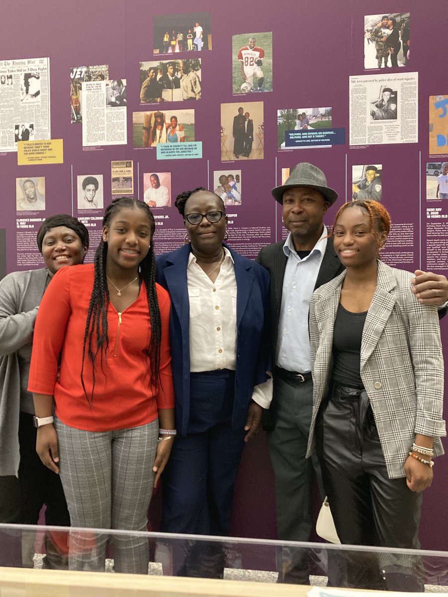 Kevin L. Cooper Foundation founders at MLK Library. Happy Martin Luther King Day!