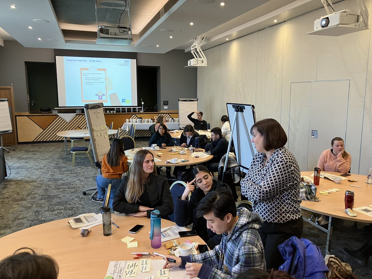 Great engagement from our <a href="/EKHUFT/">East Kent Hospitals</a> medilead teams. Cohort 6 is our biggest yet and they bring so much energy to each session. Could improve their ping pong ball passing, maybe 😀