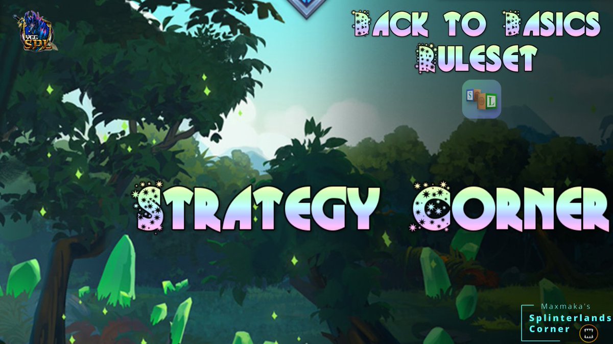 MaxMakaSplinter's tweet photo. Strategy Corner #48 - Back to Basics Ruleset - Boring, hated, or what ?
Check line-up, discuss strategy, join https://t.co/KOVy1yXT97
https://t.co/6rvppOU1hc
#Splinterlands #hive #Web3π· #TCG #cardgames #play2earn #splinterlandstv #YGGSPL #rebellion https://t.co/u4UOq8oLDY