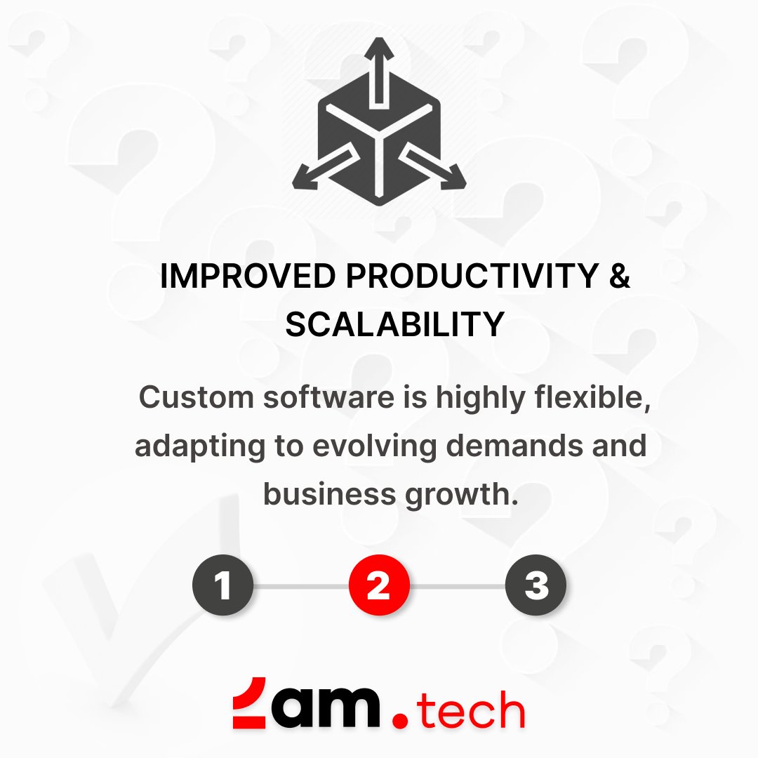 2amtech's tweet photo. Unlock your business potential with custom software: Tailored solutions, improved productivity, and cost-effectiveness. Schedule an appointment and embrace tailored innovation for success! https://t.co/DWGarY3Ke0
#2amTechEvolution https://t.co/uYRgqzW3lP