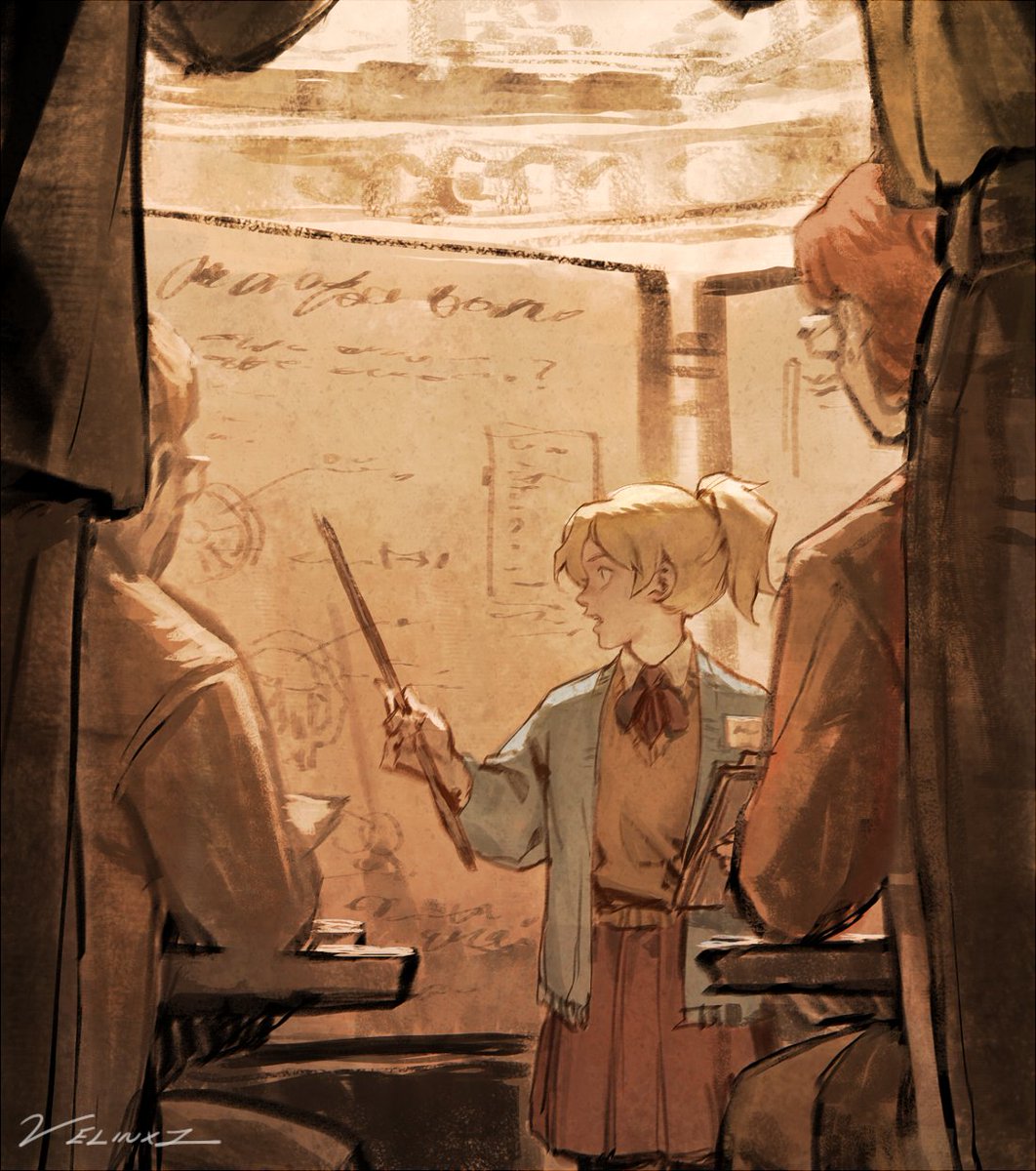 Xiao at 99% lesbian power tweet media