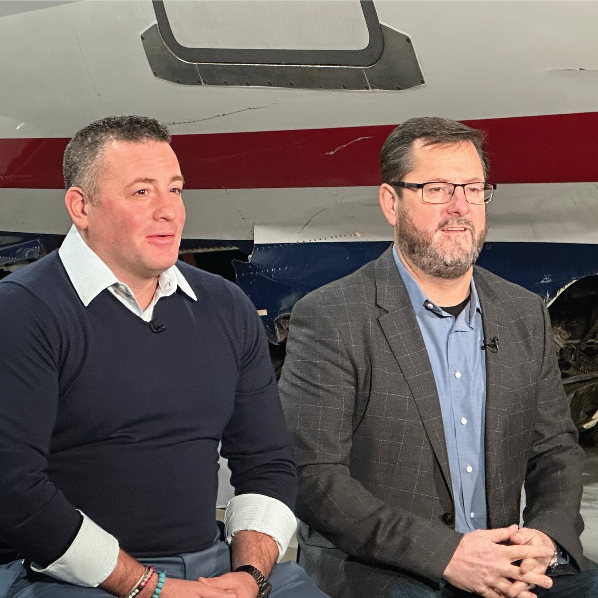 WBTV's Claire Kopsky interviews Miracle on the Hudson passengers Brad Wentzell and Michael Leonard at Sullenberger Aviation Museum to honor the 15th Anniversary today. 

Watch more --&gt; wbtv.com/video/2024/01/…