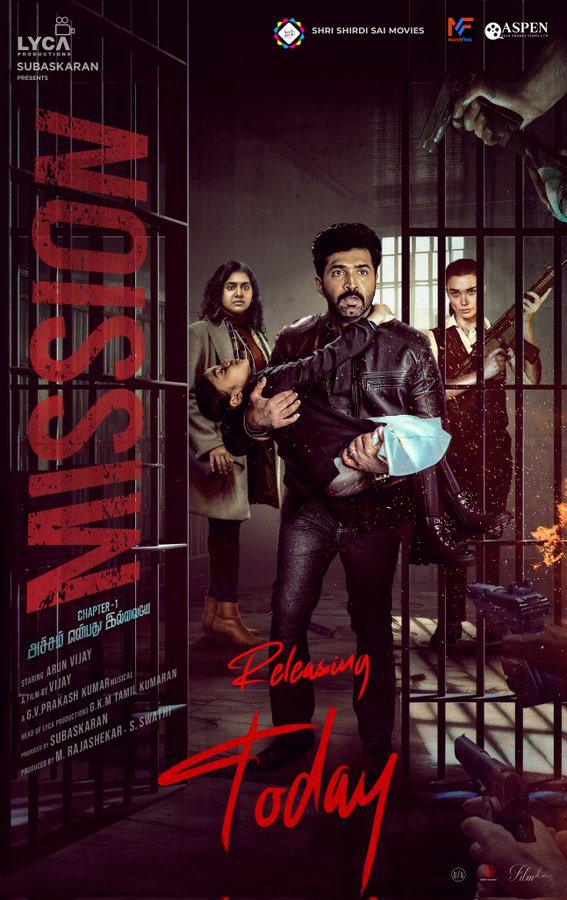 #MissionChapter1 (Tamil | 2024|M5): GRIPPING THRILLER! One Man Show from @arunvijayno1 & Show Stealer of d movie. #ALVijay Back on form with great direction. Seat edge thriller which worked at many parts. Emotional 👌,BGM 👏,Stunt 🥵. Overall A Superb & Good Theatre Watch!