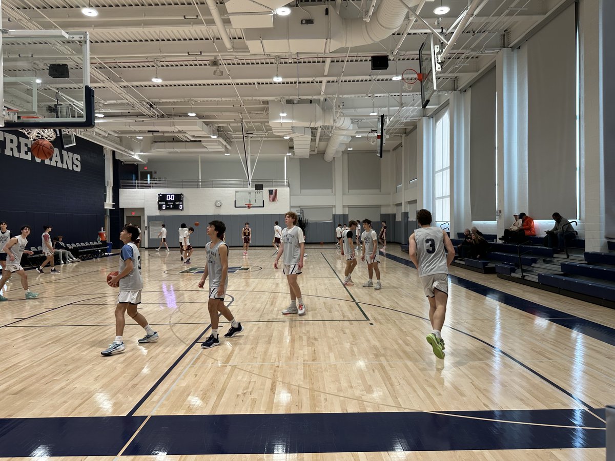 michaelsobrien's tweet photo. The New Trier gym is not a gym. It’s a venue. An entire facility. Wow. 

Underground track and fields. Auxiliary gym. Climbing room. Cardio and weight rooms. https://t.co/d2Xpv3L5nF