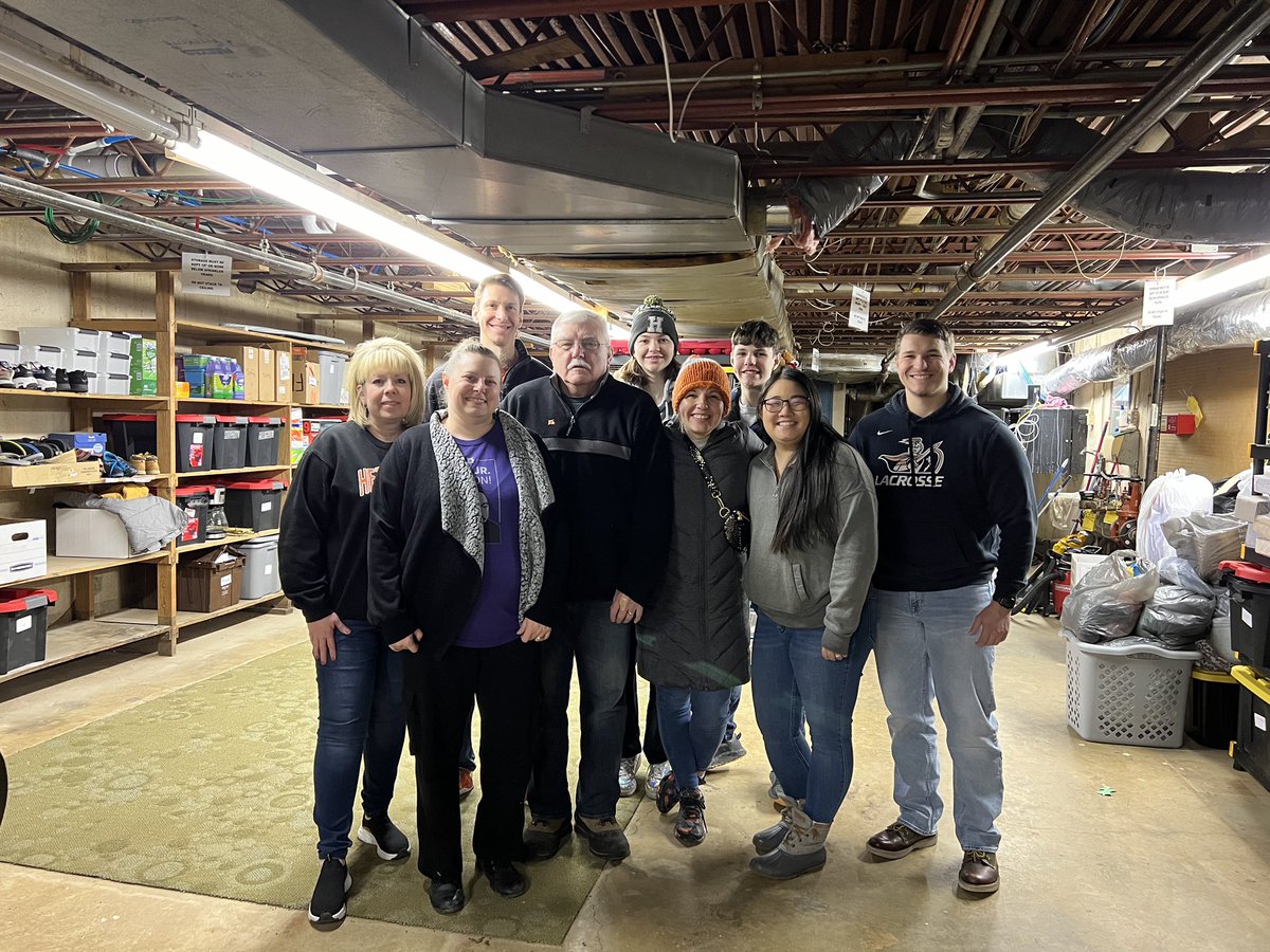 The TLC is so close to my heart— thank you to everyone from the Berg Advancement Office who brought family and helped them organize their holiday donations! #BergMLKDay