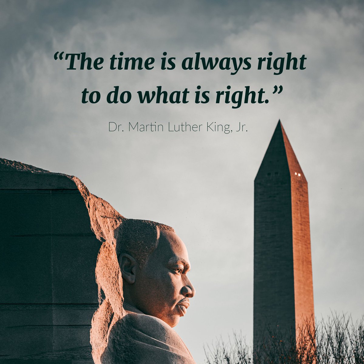 On Martin Luther King Jr. Day, we honor a visionary leader championing civil rights, equality, and justice. Dr. King's words inspire us to confront injustice and strive for a society built on love, compassion, and understanding.