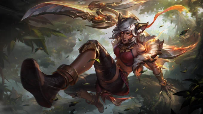 Sacad las garras y despedazadlos a todos  Riven emboscada primigenia Sivir emboscada primigenia Talon emboscada primigenia Vi emboscada primigenia 
