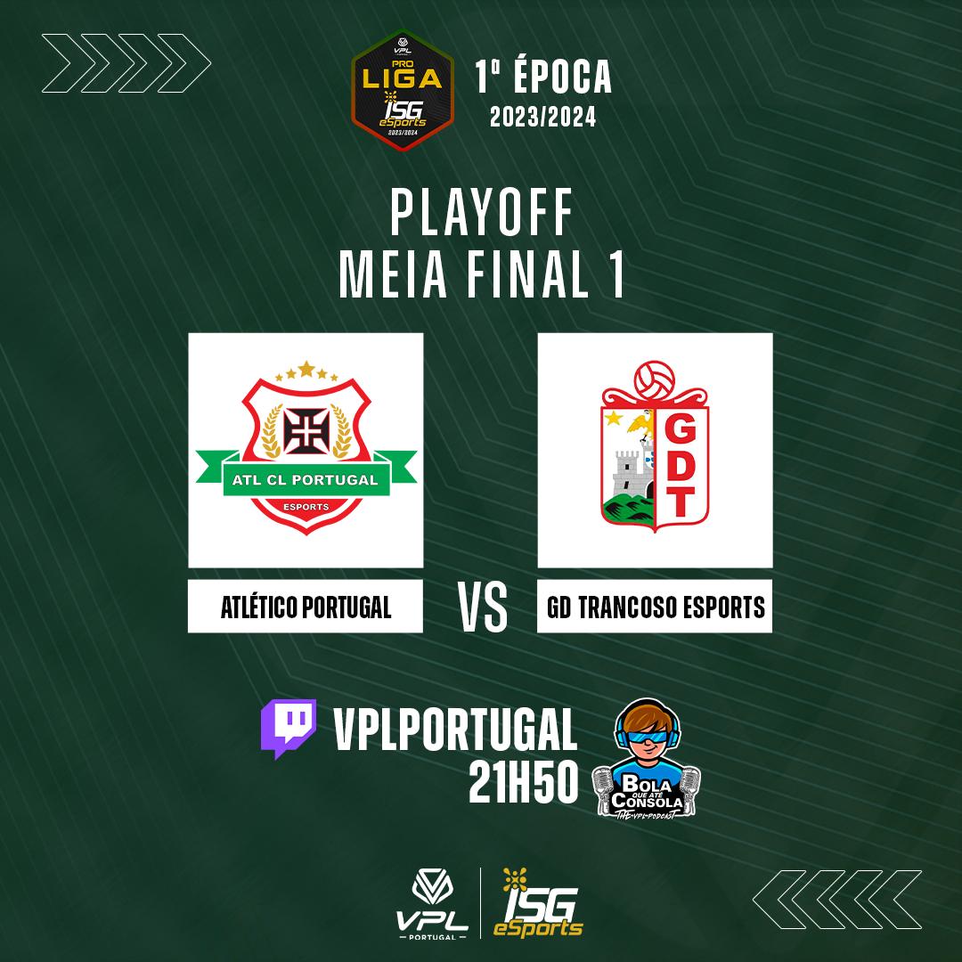 Quem irá chegar à final? 

Descobriremos esta noite o primeiro finalista desta 1ª edição da Liga em directo na twitch....não percas porque vai ser uma excelente noite de Pro Clubs 🔥🔥🔥

#vplportugal #isgesports #FC24 #proclubs