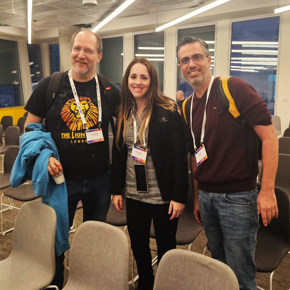 cloudride_il's tweet photo. Our @ronenamity @uriteva &amp; @shiratel attended the #AWSReinvent Recap event at the TLV office on Floor28. Caught up with the amazing tech @awscloud announced last December in Vegas. Looking forward to applying these in our future projects!
#TechInnovation #CloudComputing #TechNews https://t.co/0PusqOXUdS