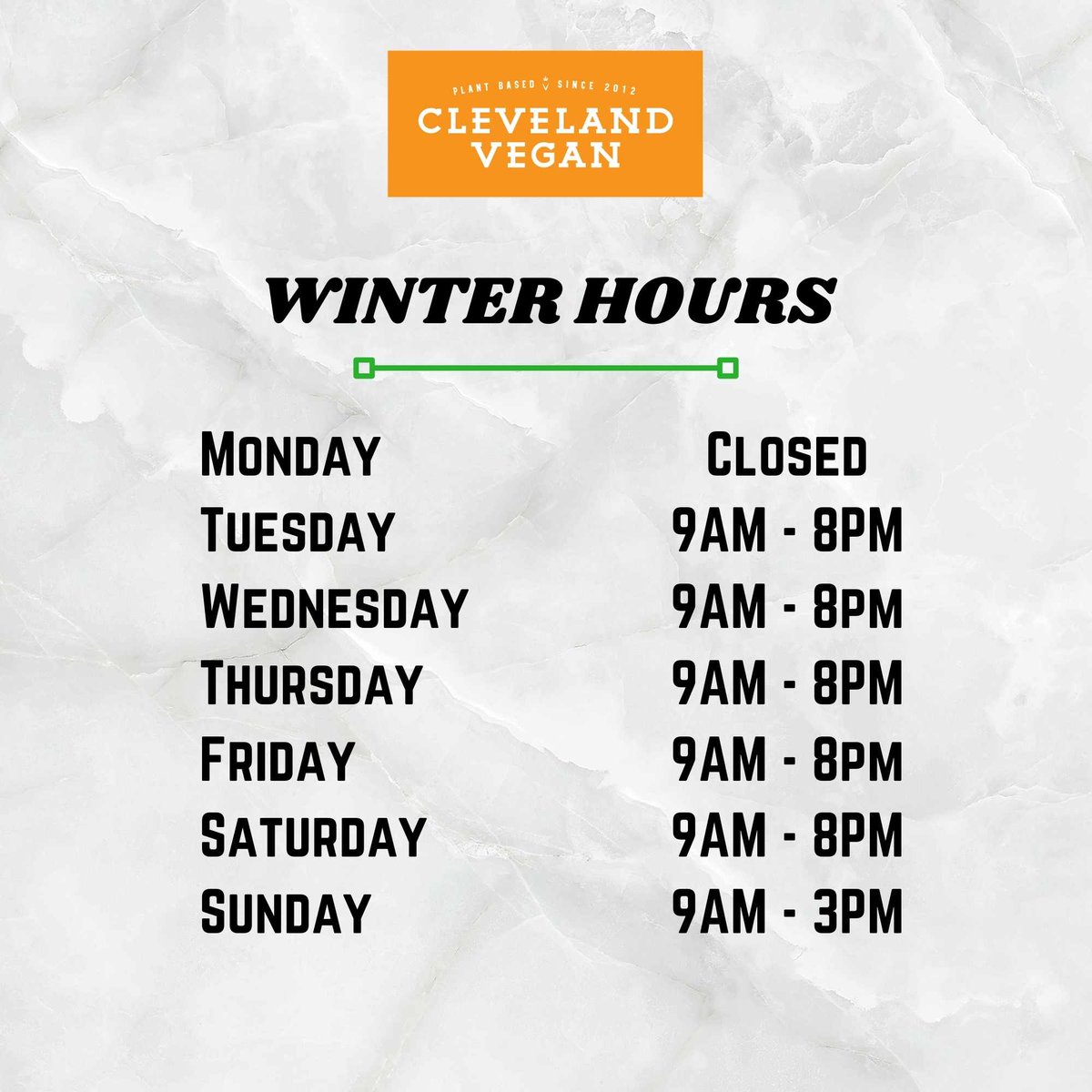 We've updated our hours!