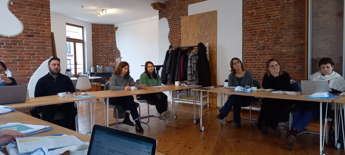 EAEA2020's tweet photo. 🤩Kick-off for EAEA's Project Design Training
🧐We discussed ideas on what adult education is in our respective countries and why would we need project funding to support it. https://t.co/bCdOaxAQtl