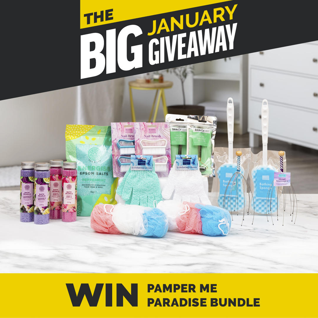 *** 𝗪𝗜𝗡 *** Excited for our 4th Big January Giveaway??🥳 Today is Blue Monday! Get ready to be treated with this “Pamper Me Paradise” Bundle to get through rest of January!!🛁🧼 To win, make sure you like👍, follow us, retweet and comment your favourite relaxing activity.