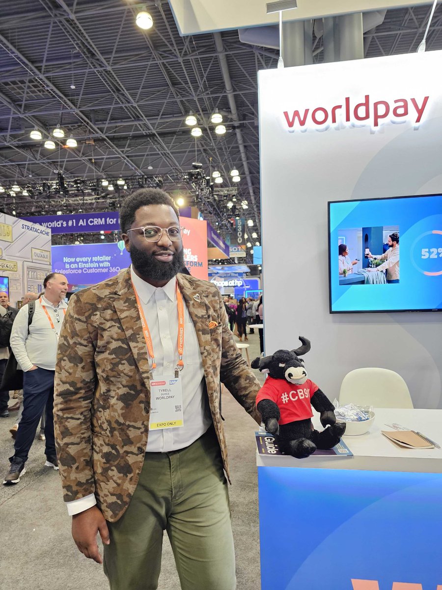 Chargebacks911's tweet photo. Great to see you @Worldpay_Global, our #Cb911 bull is making his rounds at #NRF2024!
Be sure to stop by booth 1107 and meet our team! @NRFBigShow https://t.co/ekfeFsbrd5