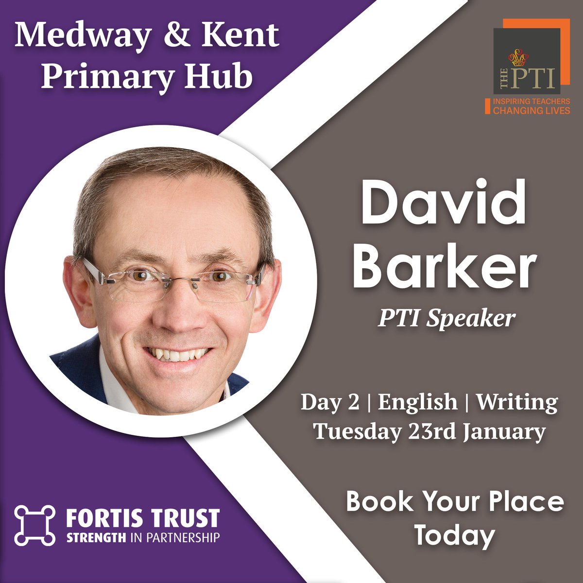 FortisTrust's tweet photo. FORTIS MEDWAY & KENT PRIMARY HUB
We are proud to have David Barker (@BlueGold201) as the Lead Speaker for the second Fortis Medway & Kent Primary Hub!
Find out more: https://t.co/Fo80sCg6SQ
#PrimaryHub #CPD #PrimaryEducation @PTIEducation https://t.co/sd44o6tmGz