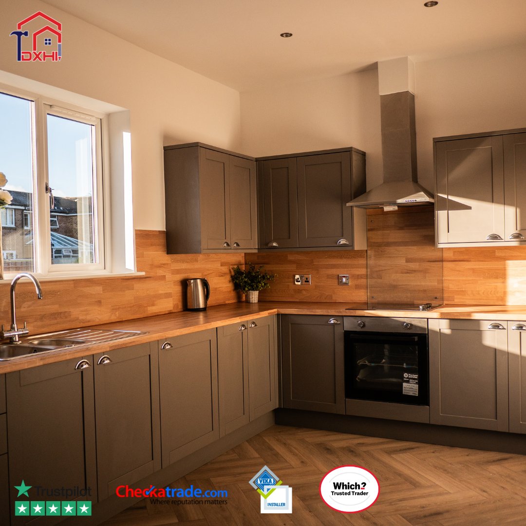 DXHomeImp's tweet photo. Thrilled to showcase our latest DX Home Improvements project! Transformed from brick to beauty with expert craftsmanship, featuring a stunning kitchen, elegant bathroom, and top VEKA windows. A dream home reality! #DreamHome #PropertyMakeover #HomeImprovements https://t.co/0EY2nU24hx