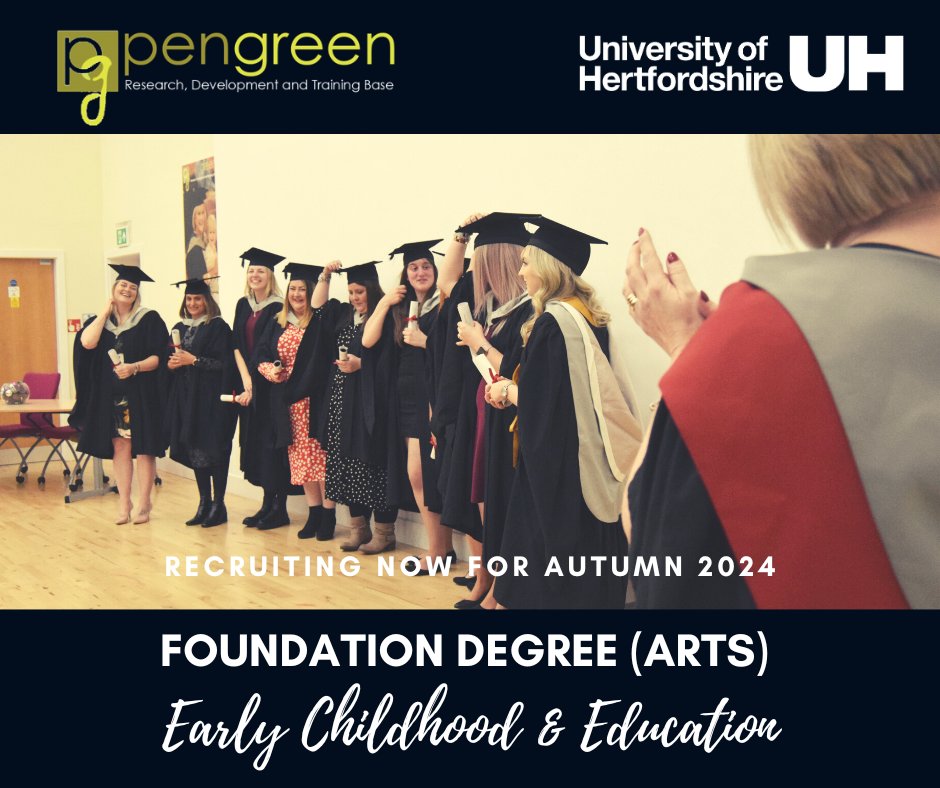 PGResearchBase's tweet photo. Are you looking to further your study in 2024?  We are recruiting across all Early Years Further and Higher Education courses, starting in the Autumn.  Find out more at our Open Day this weekend! https://t.co/dxUB5TAg0p https://t.co/9AcAxKcfBy