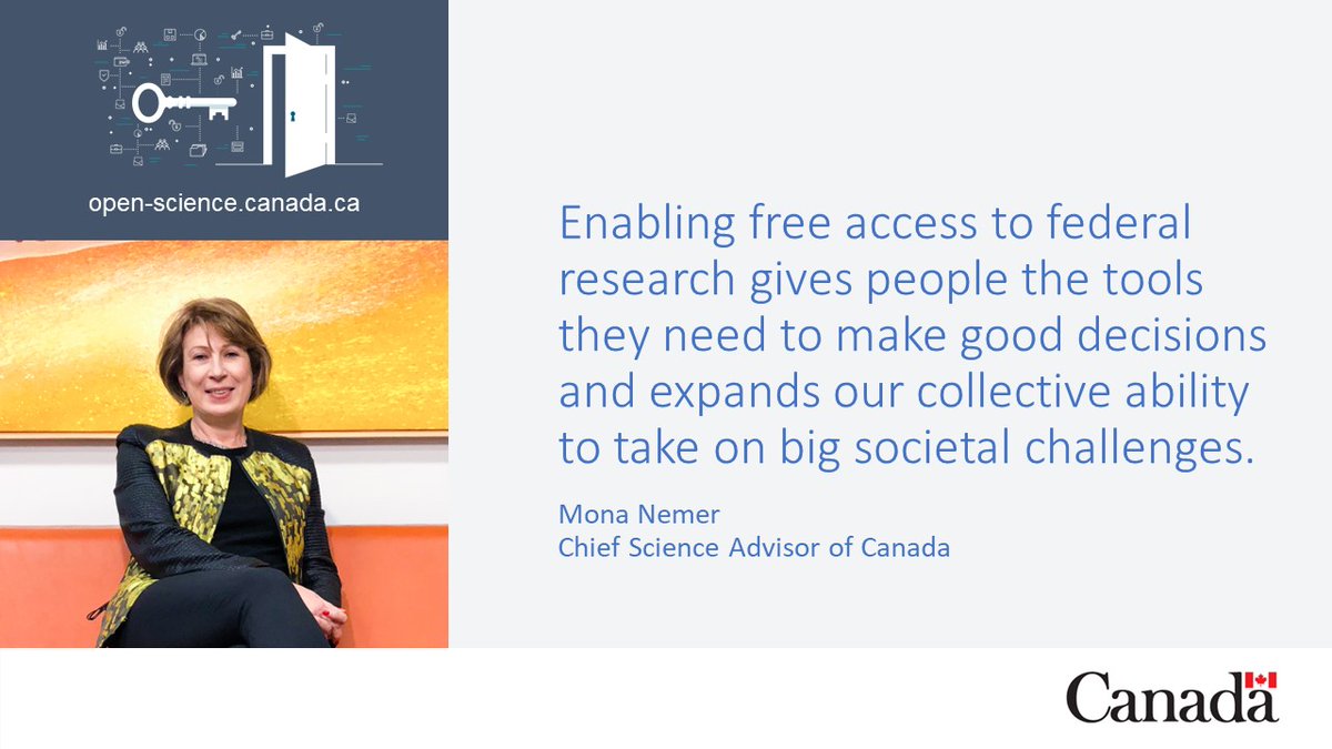 For @ChiefSciCan, the arrival of the Federal Open Science Repository is a significant step forward in enabling greater openness of government #research and helps promote a culture of #science for all. bit.ly/3SjLYKY