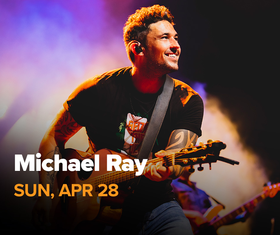 Sing a little more with this new country act coming to the Pend Oreille Pavilion stage 🎶 Michael Ray Date: Sun, Apr 28 | 7:30pm Camas & App Presale: Thu, Jan 18 | 10am On Sale: Fri, Jan 19 | 10am