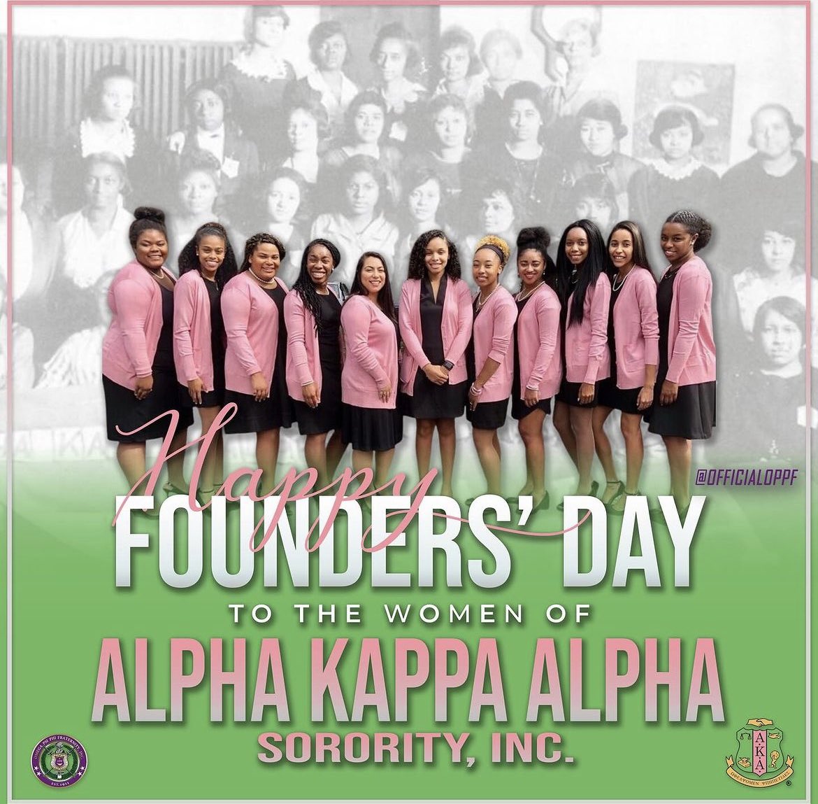 Happy 116th Founder's Day to the beautiful women of Alpha Kappa Alpha Sorority, Incorporated. Bringing Service to All Mankind and sisterhood to the community. RQQ