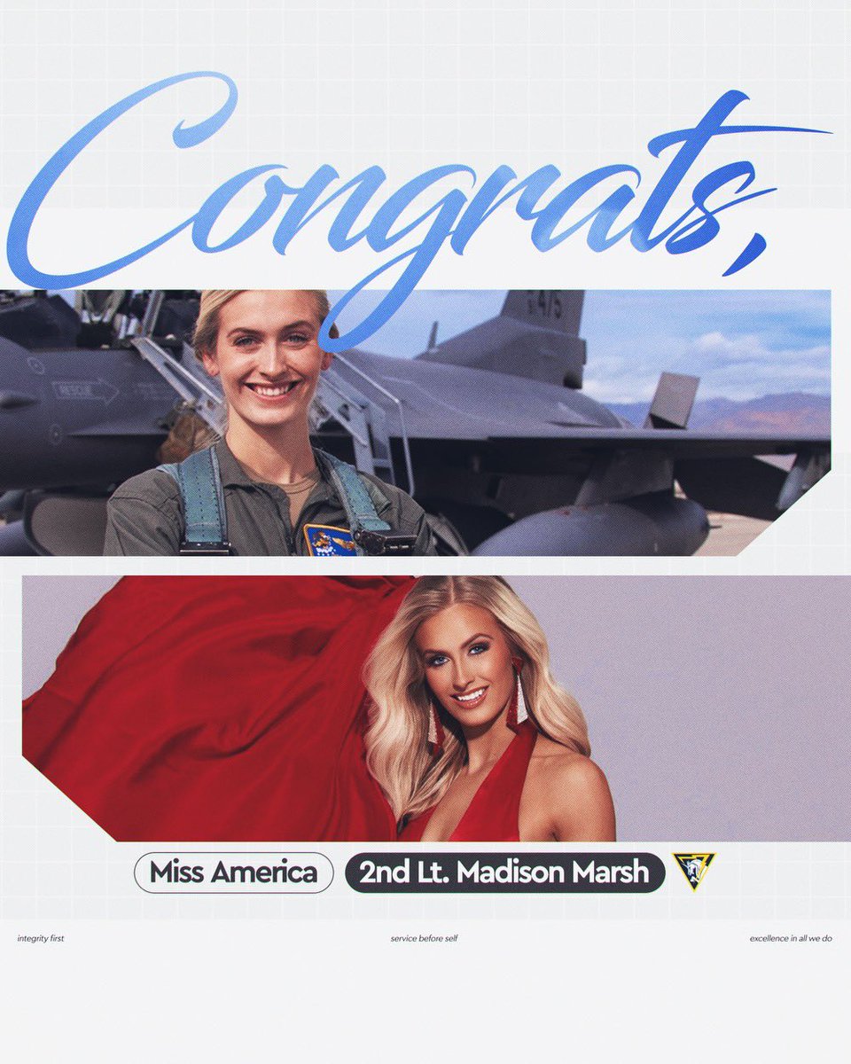 BIG TIME! Air Force grad and current 2nd Lt wins MISS AMERICA!