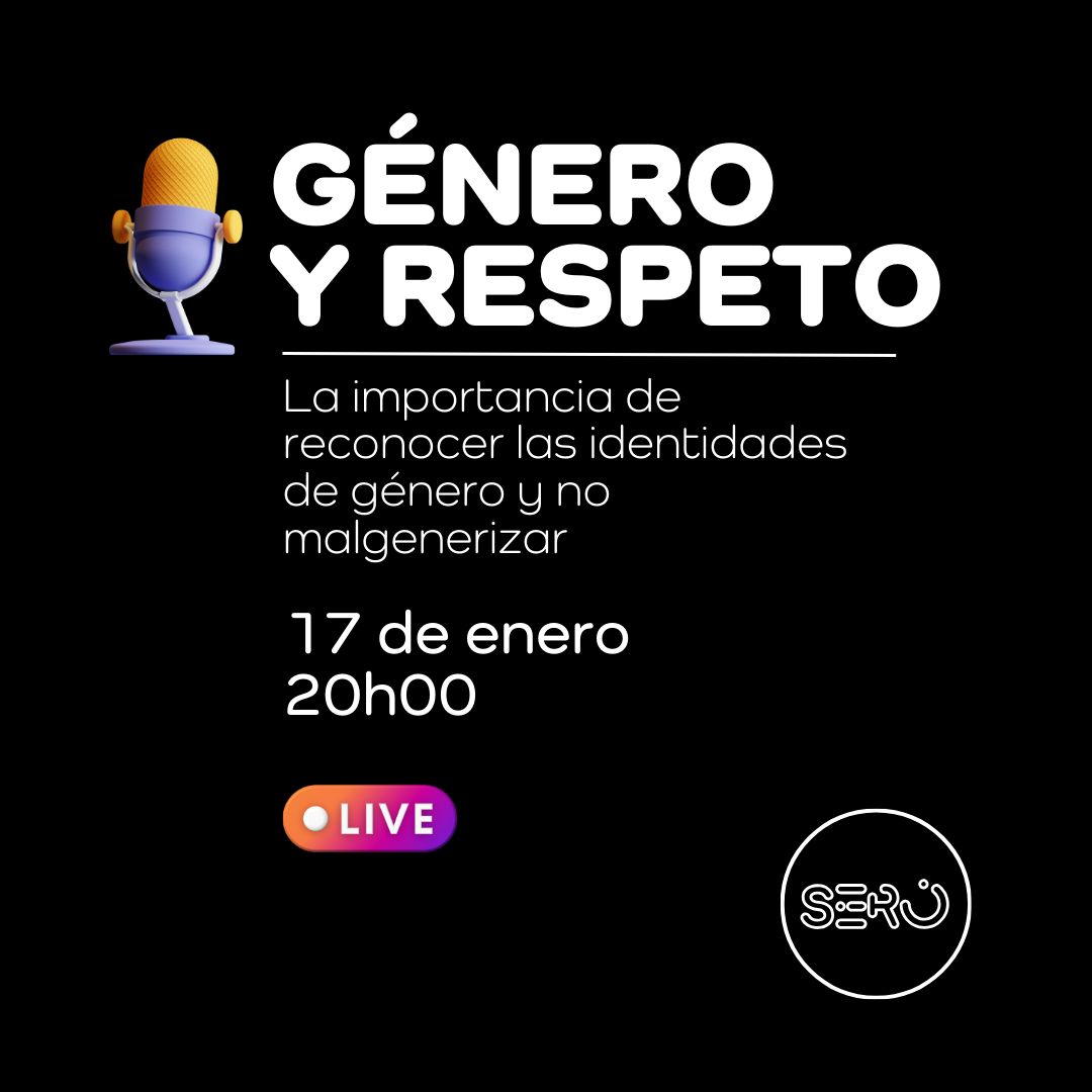 Hablemos de #IdentidadDeGénero y respeto.

En nuestro primer LIVE 2024, desglosaremos el por qué reconocer las identidades de género no es opcional, ¡es urgente! 💥🌈

Sé parte de la conversación necesaria,miércoles 17 - 8 PM.

#GéneroYRespeto #NoMásMalgenerización