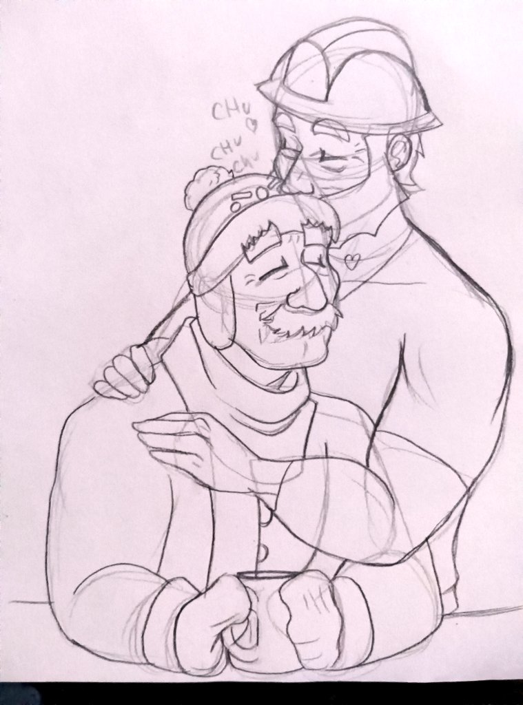 PumpkinThreat28's tweet image. Interrumpo levemente mi hiatus para traerles esto
Un wip de Gale y un remake del dibujito de los awelitos mimidos ✨ luego los paso a digital, prometido 👀🤙🏼
#GaleDyna #DynaGale #Dynamike #Gale #brawlstars #DynamikexGale