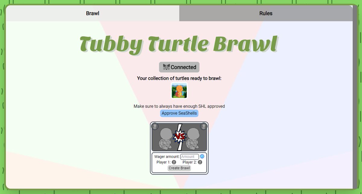 TurtlesTubby's tweet photo. 🎉 Exciting News! Tubby Turtle Brawl is now live! 🎮 Join the epic battle of turtles in Turtle Brawl! 🐢💥
Check it out at the games portal: https://t.co/zGEzRVSikb
$ewt #nft #nftgame https://t.co/nJMzDgY8JD
