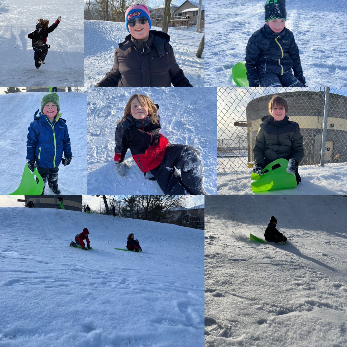 Happy Monday from the DLC. We started our day with some winter play and tobogganing!