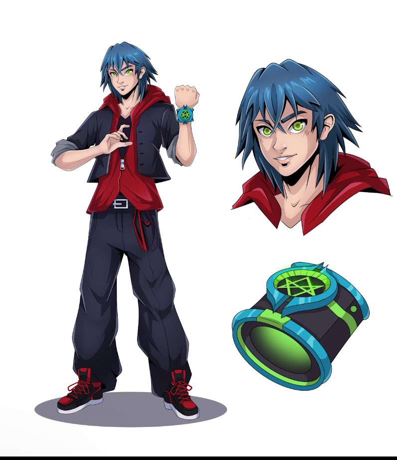 VixelProduction's tweet photo. New art of my Mc Case from my Story “Unitrix” is complete I love how it turned out I hope you guys will like it too https://t.co/RCDD6b5t0j