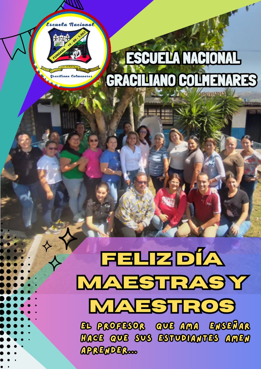 Feliz día maestras y maestros