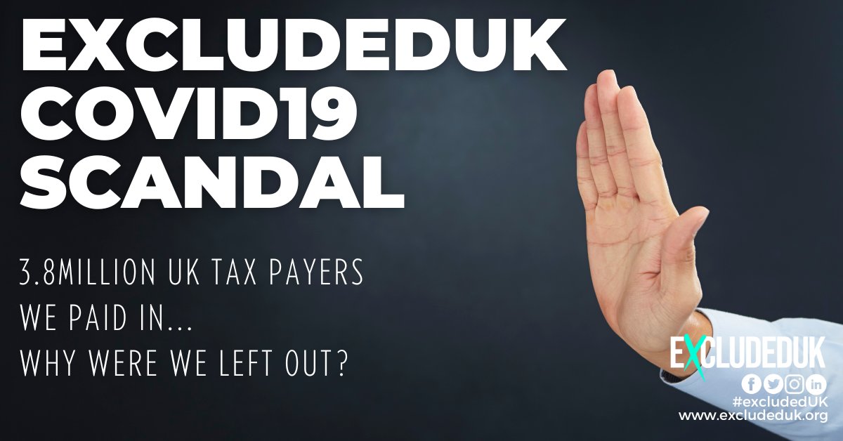 ExcludedUK's tweet image. #ExcludedUK Covid-19 scandal….3.8million UK taxpayers, dutifully paid in, deliberately left out!
A huge thanks to @susannareid100 and @GMB for mentioning us this morning!
Still waiting for parity of pandemic support since 2020!!
#relentless
#paritynotcharity
#PeopleNotPolitics