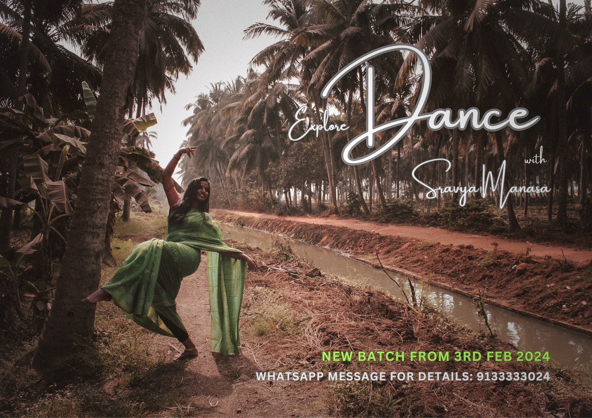 Let’s dance together…
Starting a new batch from this february…
#learndance #exploredance #sravyamanasa #kuchipudi #dance
