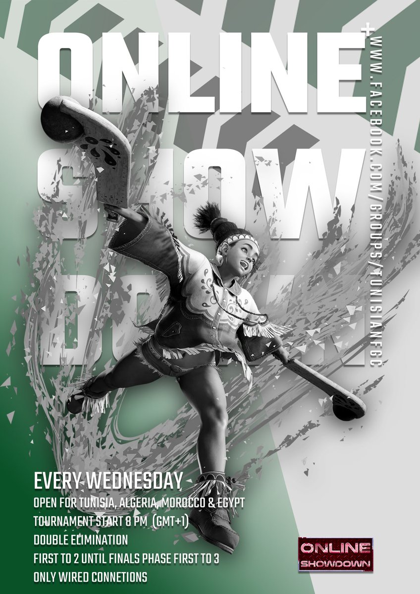 Online Showdown 1.12!  
The Street Fighter 6 Online tournament!  
Wednesday, 17/01 @ 8:00 p.m. GMT+1   
THIS TOURNAMENT IS OPEN FOR 🇹🇳🇩🇿🇲🇦🇪🇬PLAYERS!
Registration : challonge.com/fr/OS_sf6_112
Rules &amp; details in Challonge description.