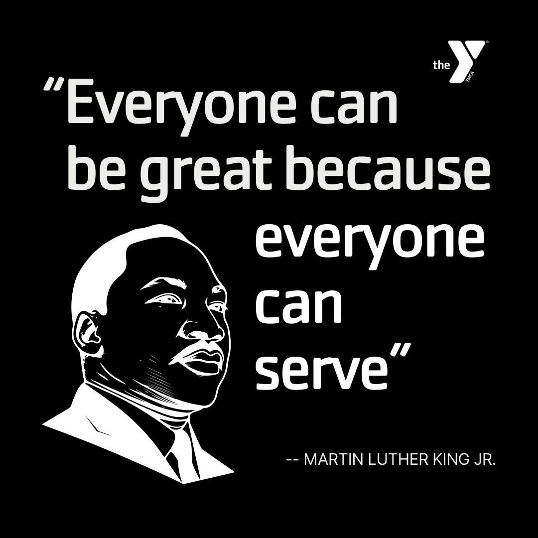 Join us as we honor and celebrate the extraordinary life and legacy of Martin Luther King Jr. This #MLKDay we encourage you to reflect on his teachings and lasting impact to create equality and justice FOR ALL. #YMCA #ForAll #ForABetterUs