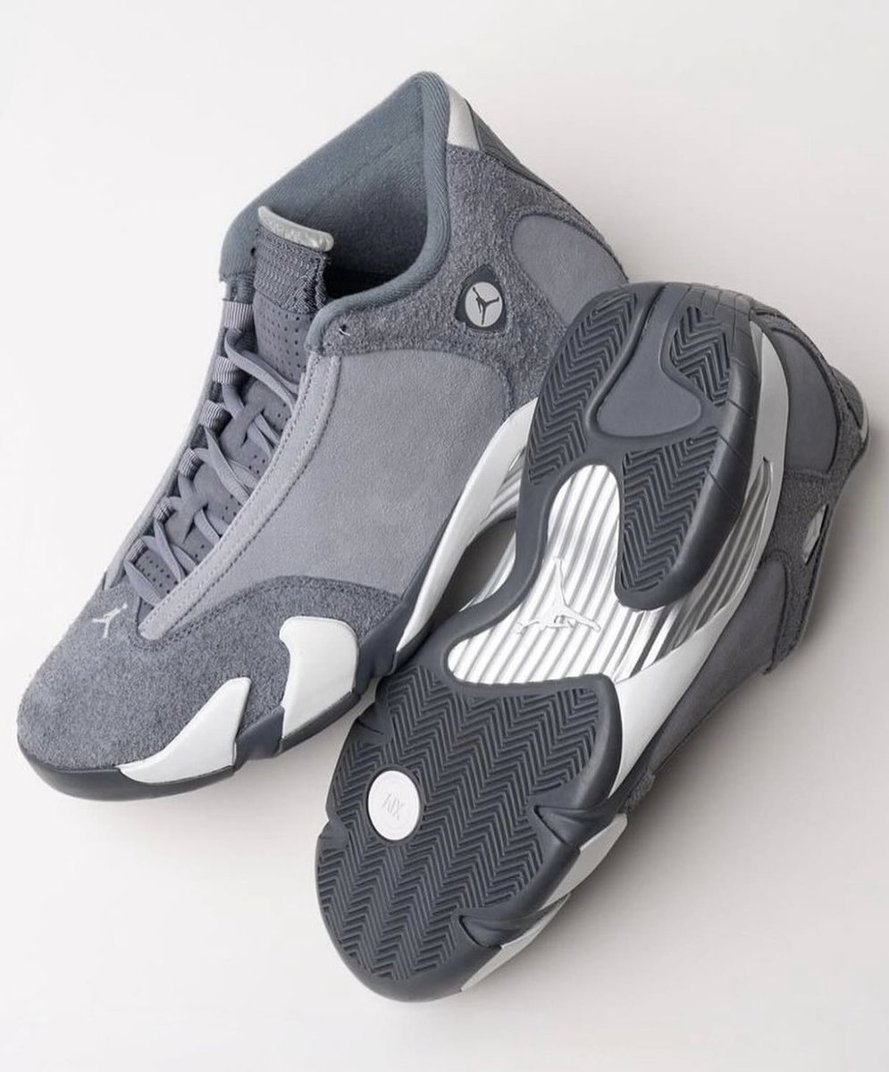 Upcoming “Flint Grey” Jordan 14’s 💨