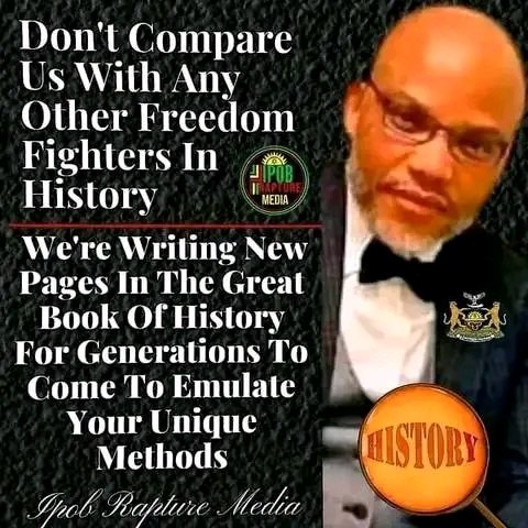 The indigenous People of #Biafra led by Mazi Nnamdi Kanu is not in the business of forming a de-facto government or any form of government in exile whatsoever. Our singular objective is the liberation of #Biafraland. ~~#DOS #IPOB #FreeMaziNnamdiKanu #SupportBiafraReferendum