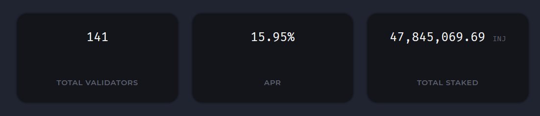 ⁉️ Have you not staked $INJ yet?

🤯 Almost 50% of the emission is already in staking, many projects are about to launch on the mainnet <a href="/Injective_/">ninja</a> , and you're still contemplating whether to stake $INJ...

🫰 Think about it while we reap the rewards